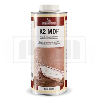 Borma Wachs K2 MDF 1650XX Супермелкая двухкомпонентная полиэстеровая шпаклевка для МДФ extrafine 2 components polyester wood filler