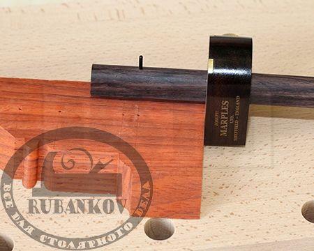 Rubankov M00006228 Рейсмус marples marking rosewood gauge, латунный винт, 1 игла, розовое дерево