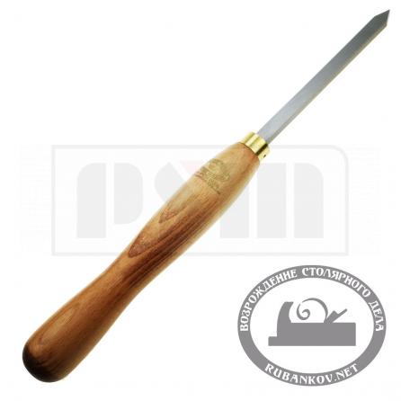 Rubankov M00016920 Резец токарный crown hss, parting triangular tool, 6мм, рукоять 216мм
