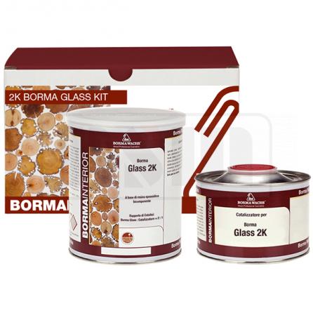 Borma Wachs BORMA GLASS 2K KIT Специальный продукт с двухкомпонентной эпоксидной основой