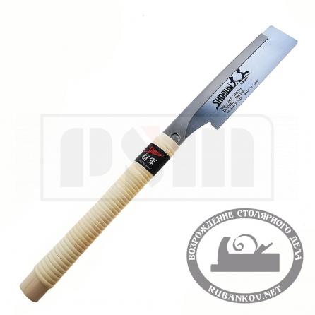 Rubankov M00016494 Пила обушковая shogun dozuki saw, premium, 180мм, прямая деревянная рукоять