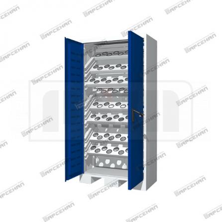 ОКБ Арсенал ШИ-30000.9SK(9) Шкаф с 9-ю несущими шинами для установки держателей инструмента с хвостовиком sk (9 уровней)