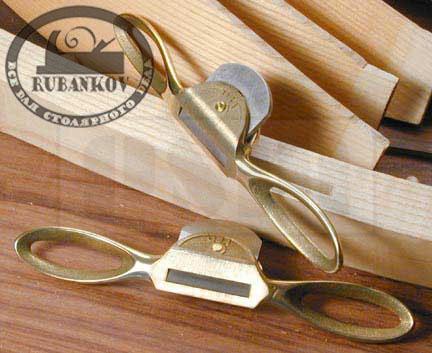 Rubankov M00006047 Стружок lie-nielsen small bronze spokeshave presto, бронзовый, с полукруглой колодкой