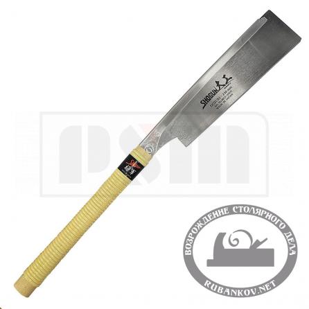 Rubankov M00016490 Пила обушковая shogun dozuki saw, premium, 240мм, прямая деревянная рукоять