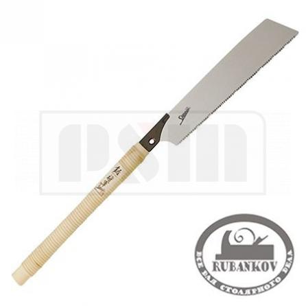 Rubankov M00009197 Пила безобушковая shogun universal cut saw, 265мм, прямая деревянная рукоять
