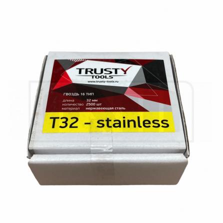 Trusty T32-STAINLESS Гвоздь отделочный 16 тип 32 мм из нержавеющей стали