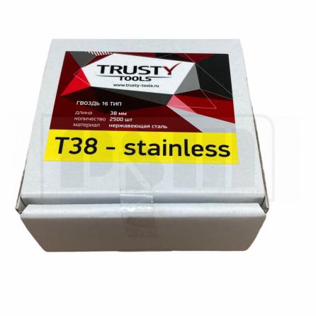 Trusty T38-STAINLESS Гвоздь отделочный 16 тип 38 мм из нержавеющей стали