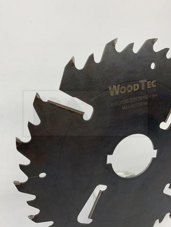 WoodTec 350 х 75 (2KH 14*7) х 3,8/2,5 Z = (18 + 18) + 4
