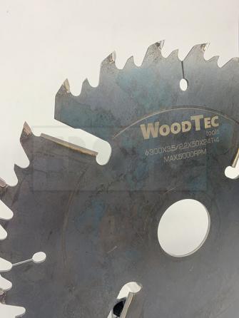 WoodTec 300 х 50 х 3,5/2,2 Z = (24 + 24) + 4 WoodTec 300 х 50 х 3,5/2,2 Z = (24 + 24) + 4